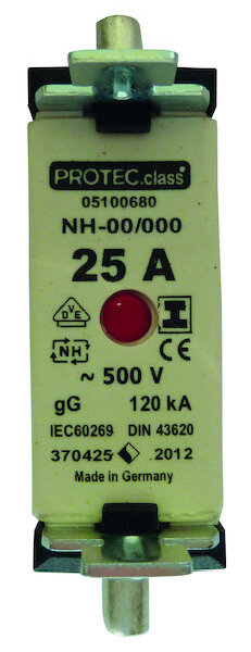 PROT NH-Sicherung (spannungsfr. Griffl.) PSI NH000 SF 25A
