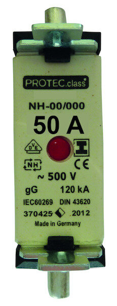 PROT NH-Sicherung (spannungsfr. Griffl.) PSI NH000 SF 50A