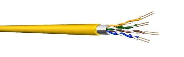 DRMC DRAKA Datenkabel flex Cat5e 300MHz Eca UC300S 4P26 F/UTP LSHF gelb TR
