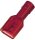 INTERCABLE Flachsteckh&uuml;lse ICIQ168FHVI volli. 0,5-1qmm 6,3x0,8 rot