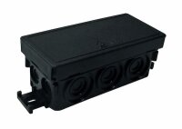 PROT AP-Feuchtraumdose PFRAD 8942 schwarz 89x42x37mm
