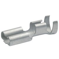KLAUKE Flachsteckhülse n. DIN 6,3x0,8mm 4-6qmm...