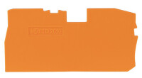 WAGO Abschluss-/Zwischenplatte 1mm orange