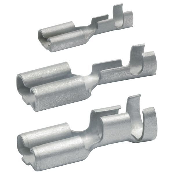 KLAUKE Flachsteckh&uuml;lse n. DIN 6,3x0,8mm 1,5-2,5qmm VZ