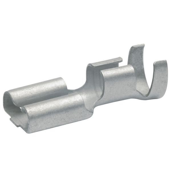 KLAUKE Flachsteckh&uuml;lse n. DIN 6,3x0,8mm 0,5-1qmm Rastzunge VZ