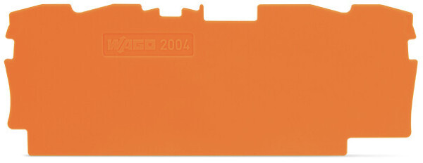 WAGO Abschluss-/Zwischenplatte 2004-1492 orange 1mm
