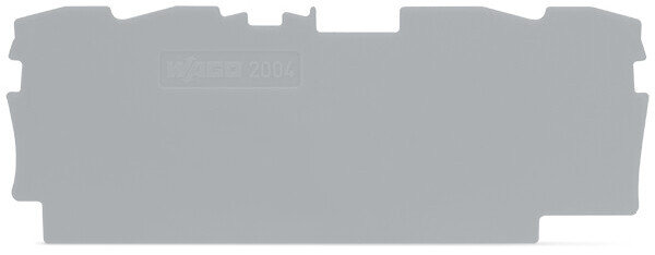 WAGO Abschluss-/Zwischenplatte 2004-1491 grau