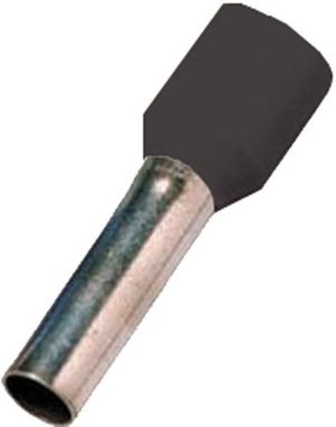 INTERCABLE Aderendh&uuml;lse ICIAE158GV 1,5qmm 8mm verzinnt schwarz