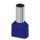 PHOENIX CONTACT Aderendh&uuml;lse AI-TWIN 2X16 -16 BU 16mm L: 31mm blau