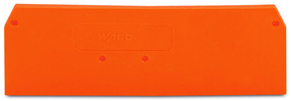 WAGO Abschlussplatte u. Zwischenplatte 281-335 orange