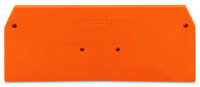 WAGO Abschlussplatte u. Zwischenplatte 280-326 orange