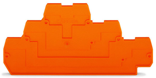 WAGO Abschluss-/Zwischenplatte 870-569 orange