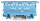 WAGO Befestigungsadapter Serie 221 4qmm blau