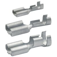 KLAUKE Flachsteckhülse n. DIN 2,8x0,8mm 0,5-1qmm VZ
