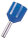 INTERCABLE Aderendh&uuml;lse ICIAE212K 2,5qmm 12mm blau