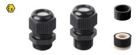 JACOB EX-Kabelverschraubung M25x1,5 schwarz Gewinde: 8mm...