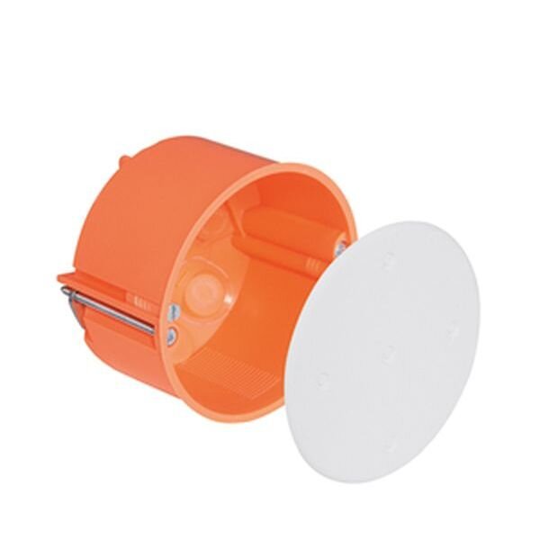 KAISER Hohlwand-Abzweigdose 9071-01 D: 74mm orange mit Deckel