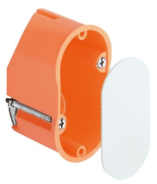KAISER Hohlwand-Wandauslassdose 9148-00 orange mit Deckel D: 2x35mm