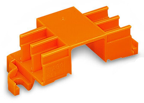 WAGO Befestigungsadapter 243-113 6-Steckpl&auml;tze orange
