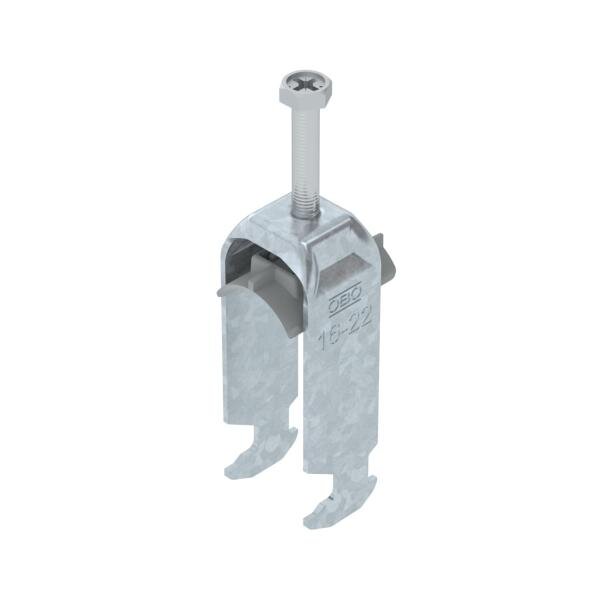 OBO B&uuml;gelschelle 2056 BS-H2-K-22 FT 16-22mm 2-fach Stahl