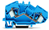 WAGO Durchgangsklemme 2-Leiter 783-604 16qmm blau