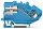 WAGO 1 Leiter N Trennklemme 782-613 6qmm blau