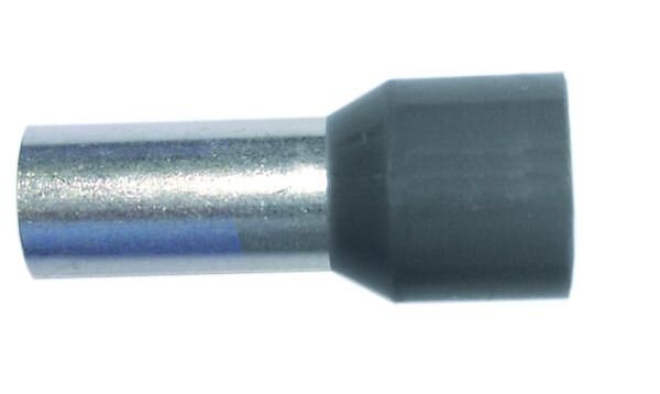 PROT Aderendh&uuml;lsen 0,75qmm/8mm PAEH 075/8 grau isoliert VE100