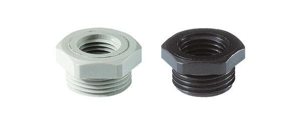 JACOB ISO-Reduzierring M25/M16x1,5 M25M16PA lichtgrau