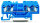 WAGO Durchgangsklemme 3-Leiter 280-684 blau 2,5qmm