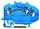 WAGO Durchgangsklemme 780-651 3Leiter blau