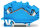 WAGO Durchgangsklemme 2-Leiter 781-604 4,0qmm blau