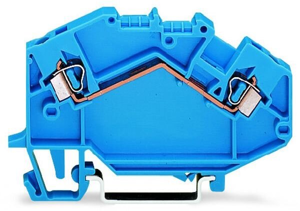 WAGO Durchgangsklemme 2-Leiter 780-604 2,5qmm blau