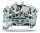 WAGO Durchgangsklemme 3-Leiter 2002-6301 TOBJOB 2,5qmm grau