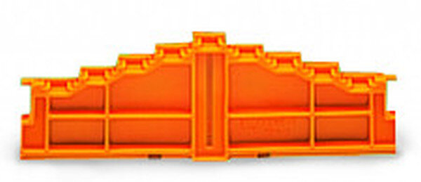 WAGO Abschlussplatte 4-ET orange