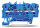 WAGO Durchgangsklemme 3-Leiter 2001-1304 TOPJOB S blau 1,5qmm