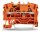 WAGO Durchgangsklemme 2-Leiter 2002-1202 2,5qmm orange