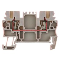WEIDMUELLER Durchgangs-Reihenklemme ZDU 1.5 beige