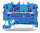 WAGO Reihenklemme 2001-1204 TOPJOB S 1,5qmm blau
