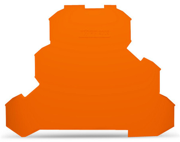 WAGO Abschlussplatte u. Zwischenplatte 2002-3292 orange 0,8mm