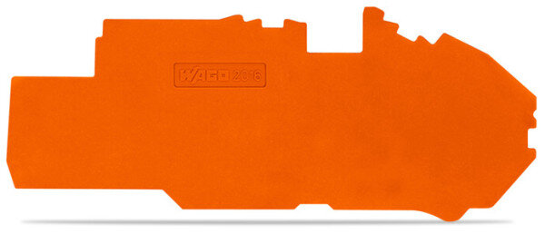 WAGO Abschluss-/Zwischenplatte 2016-7792 orange