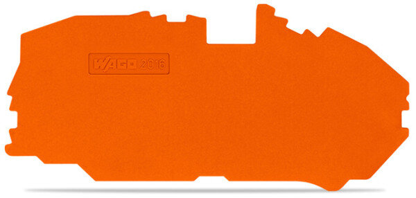 WAGO Abschluss-/Zwischenplatte 2016-7692 orange