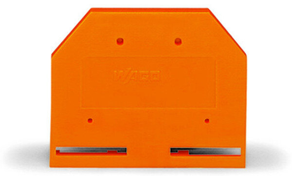 WAGO Abschlussplatte u. Zwischenplatte 284-302 orange