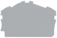 WAGO Abschluss-/Zwischenplatte 2002-6391 grau