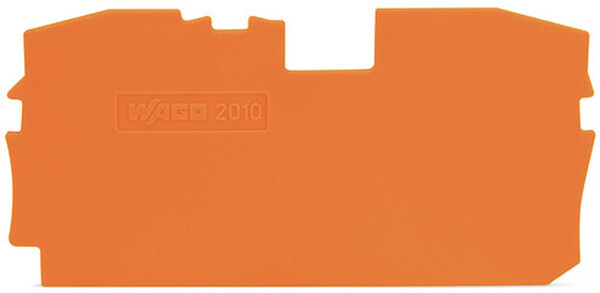 WAGO Abschluss-/Zwischenplatte 2010-1292 orange