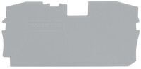 WAGO Abschluss-/Zwischenplatte 2010-1291 2Leiter 10qmm grau