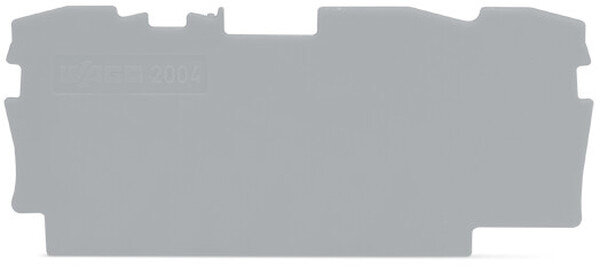 WAGO Abschluss-/Zwischenplatte 2004-1391 1mm dick grau