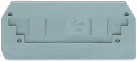 WAGO Abschluss-/Zwischenplatte 282-325 2Leiter grau