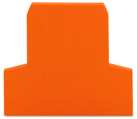 WAGO Abschlussplatte u. Zwischenplatte 281-309 orange