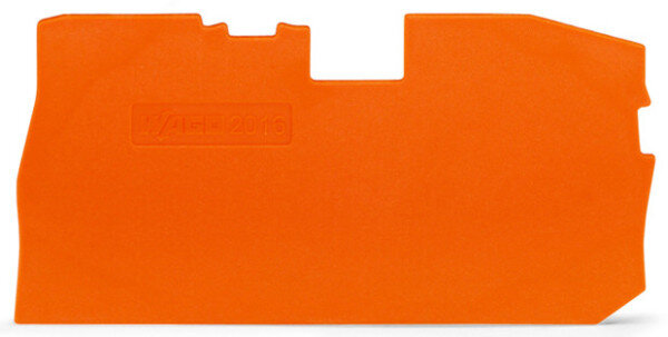 WAGO Abschluss-/Zwischenplatte 2016-7192 orange