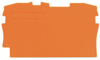 WAGO Abschlussplatte u. Zwischenplatte 2002-1292 orange